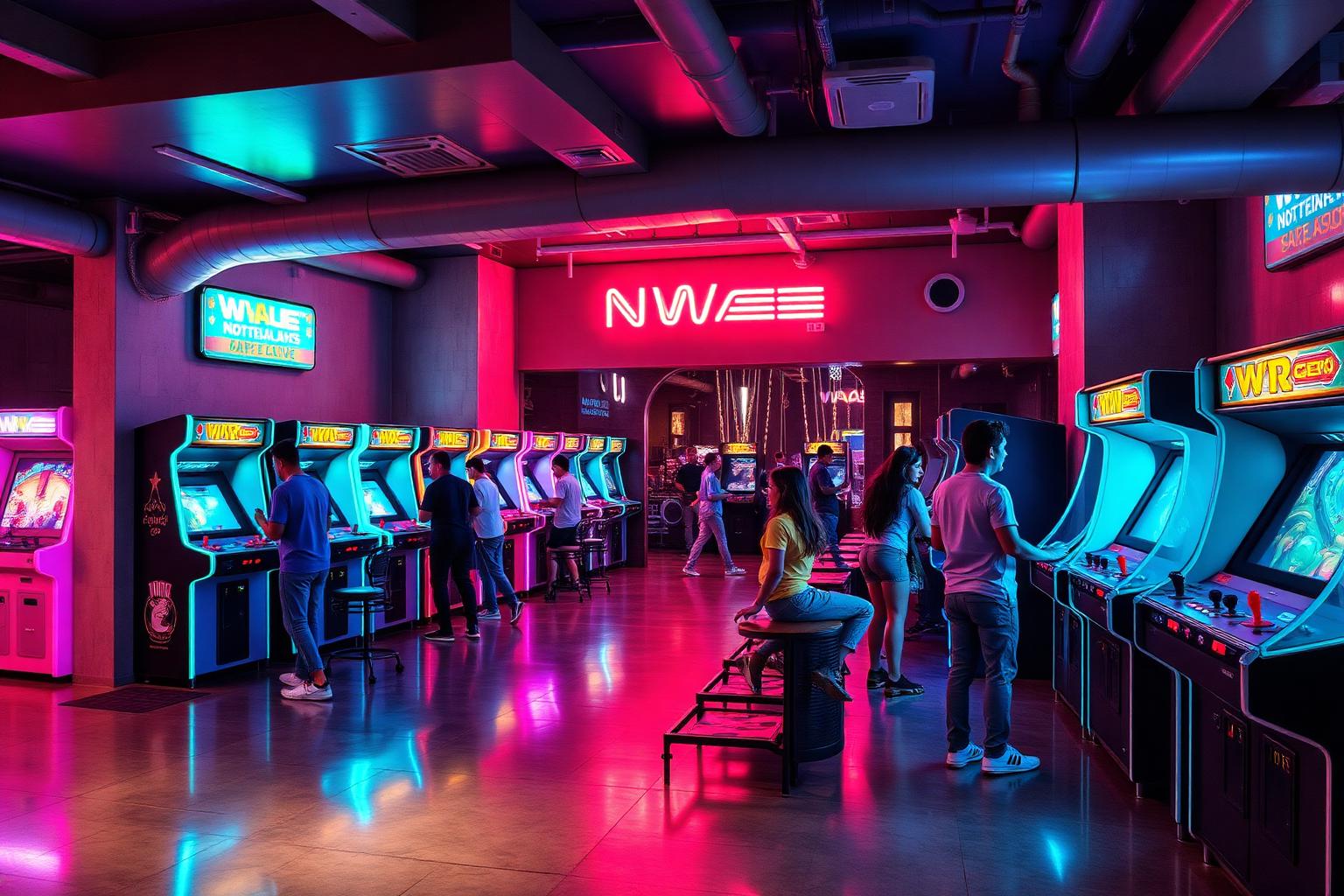 Retro Arcade Lounge