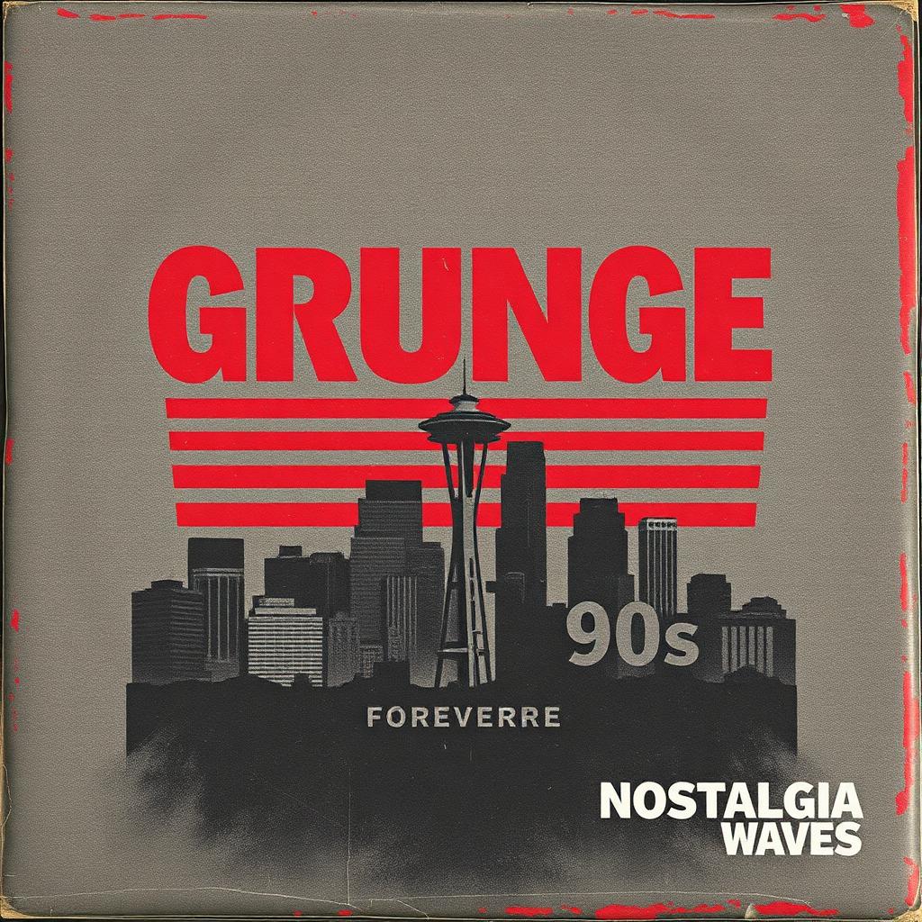 Grunge Forever · 90s — Nostalgia Waves vinyl cover