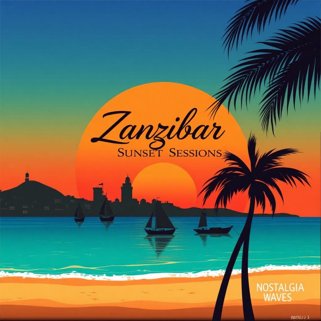Zanzibar Sunset Sessions — Nostalgia Waves vinyl cover