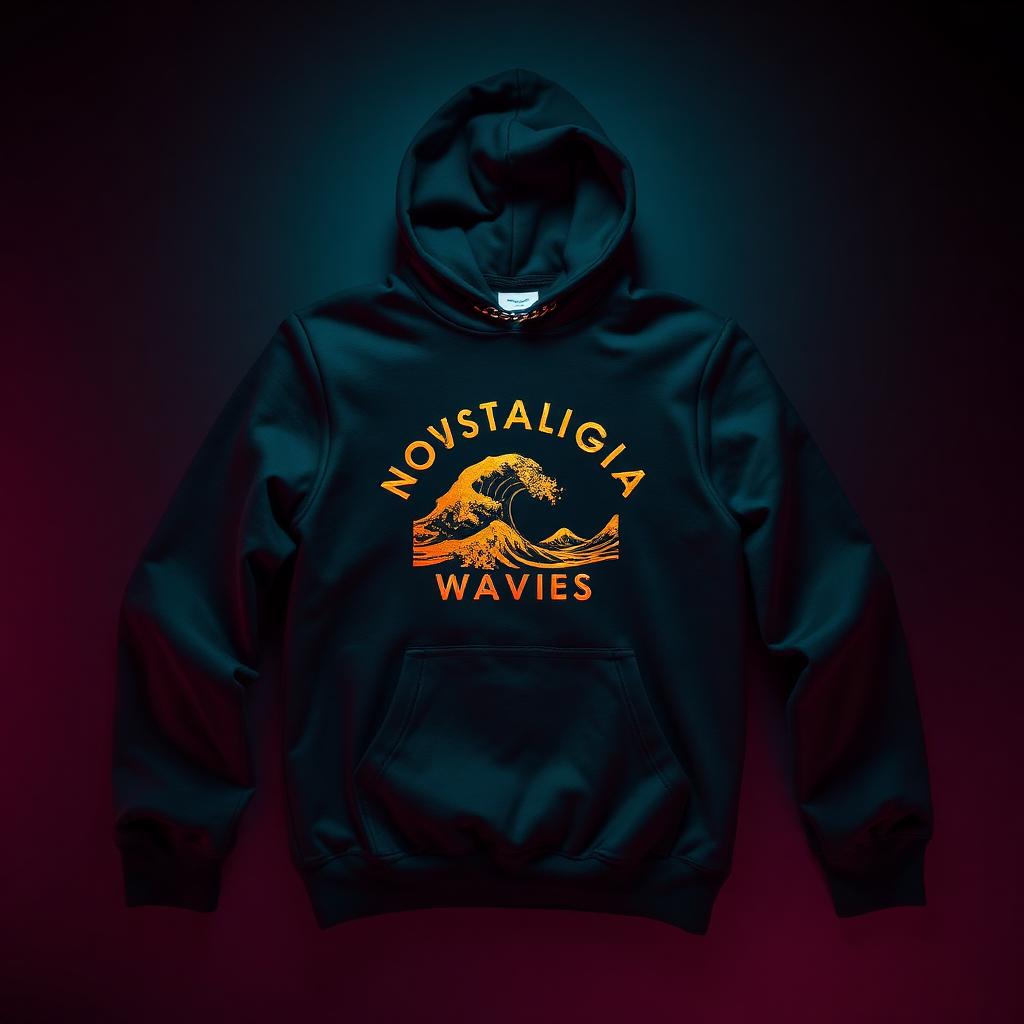 50 Cent · NW Wave Gold-Chain Hoodie — Nostalgia Waves official merch