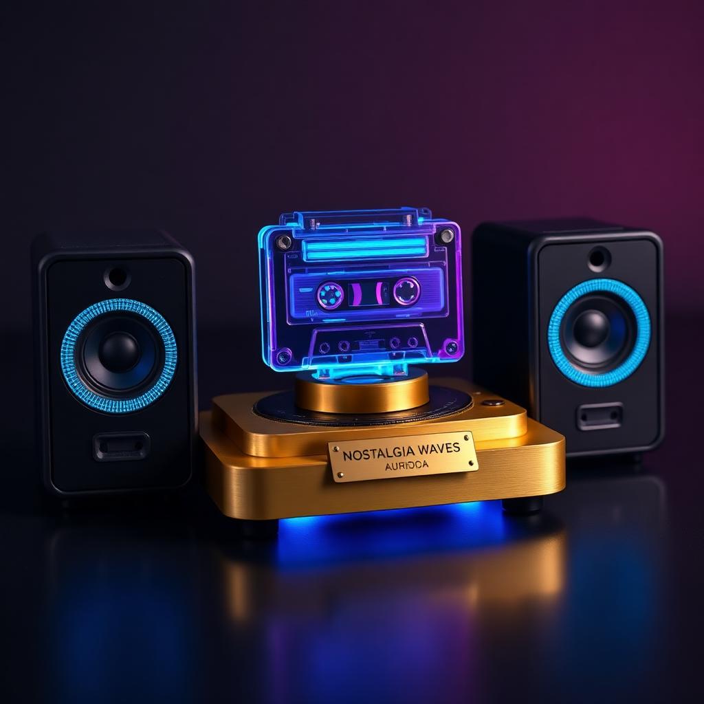 NW Mini Hi-Fi Dock · Walkman → Mini Record Player — Aurora Dock Edition