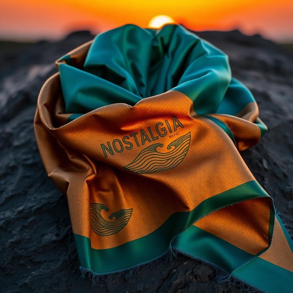 Erykah Badu × NW Zanzibar Silk Wrap — Nostalgia Waves official merch