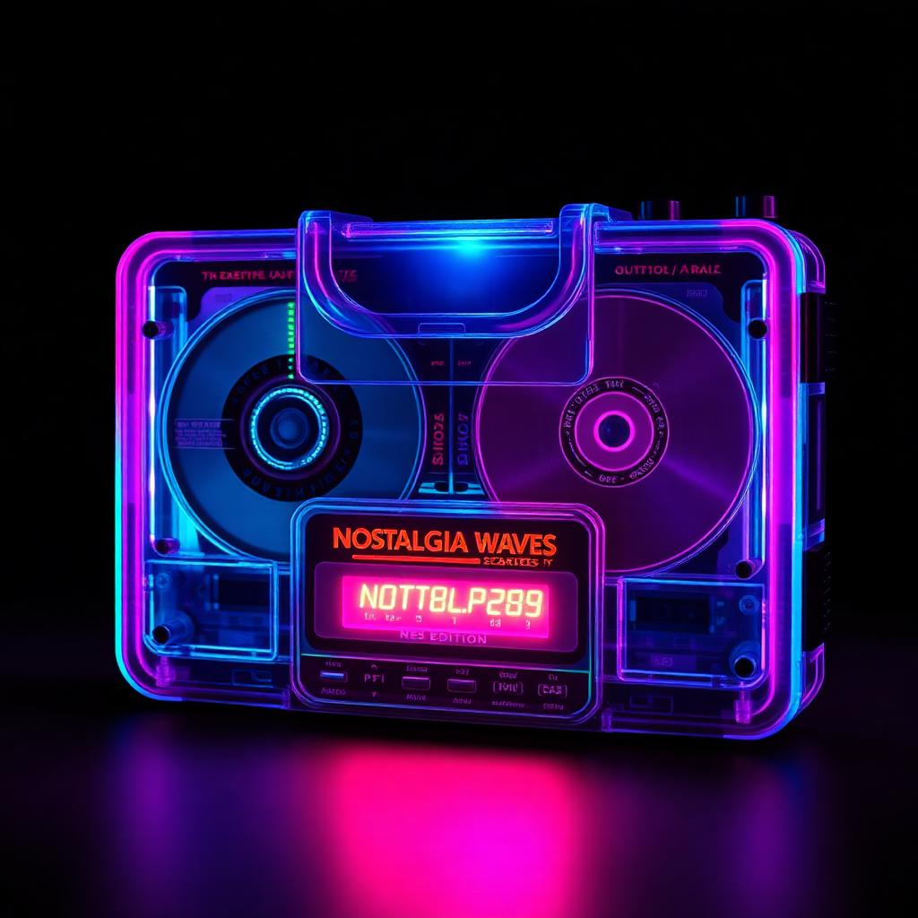 Nostalgia Walkman · Cassette + CD — Neon Edition